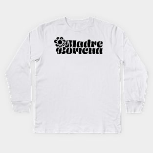 Madre Boricua Kids Long Sleeve T-Shirt